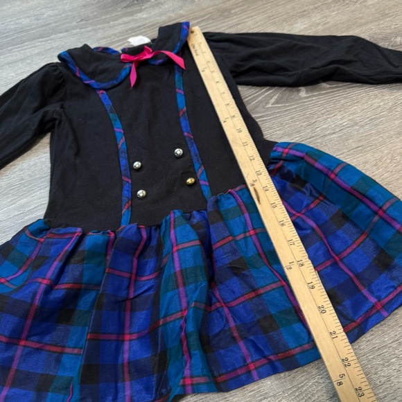 Vintage Buster Brown Plaid Skirt Dress 5 - Picture 6 of 7